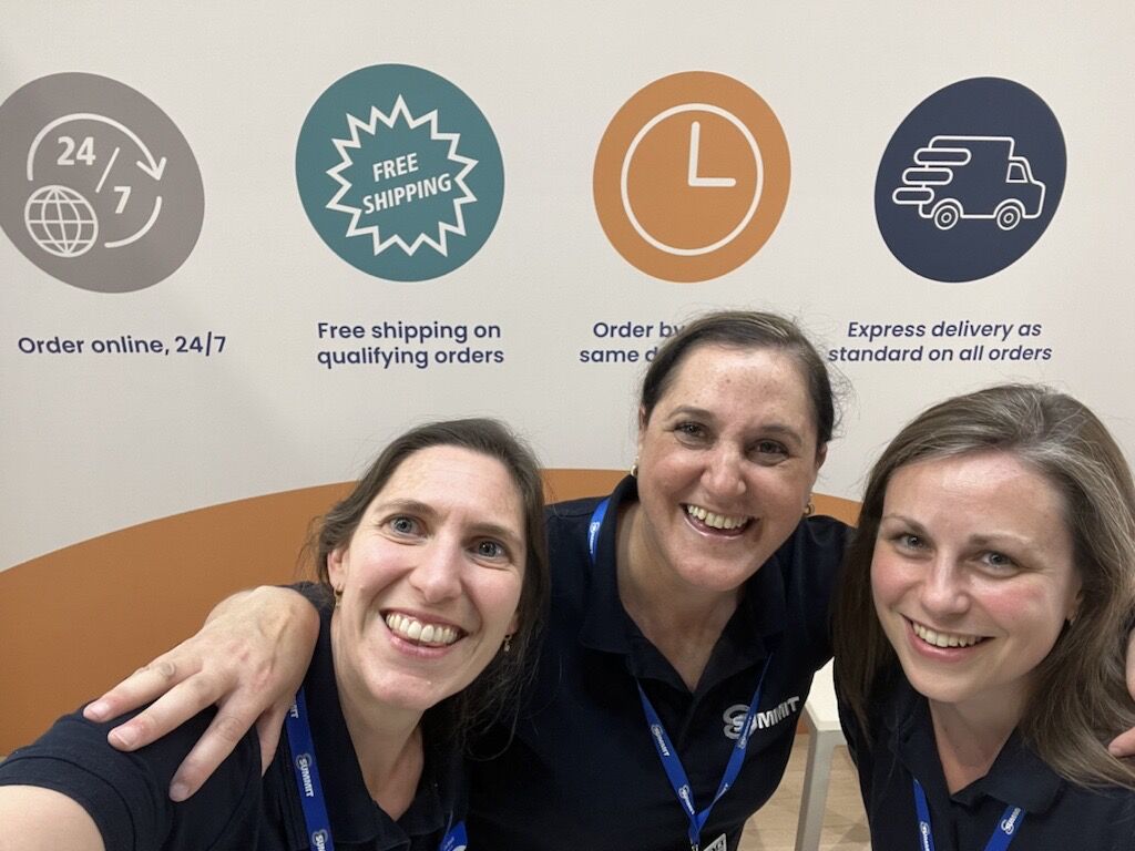Jo, Emma and Rachel celebrate a successful BVA Live 2025